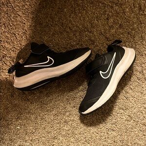 Nike Black and White Athletic Shoes